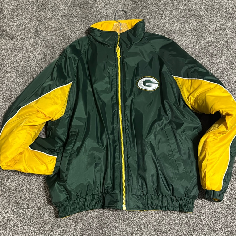 Green Bay Packers reversible coat